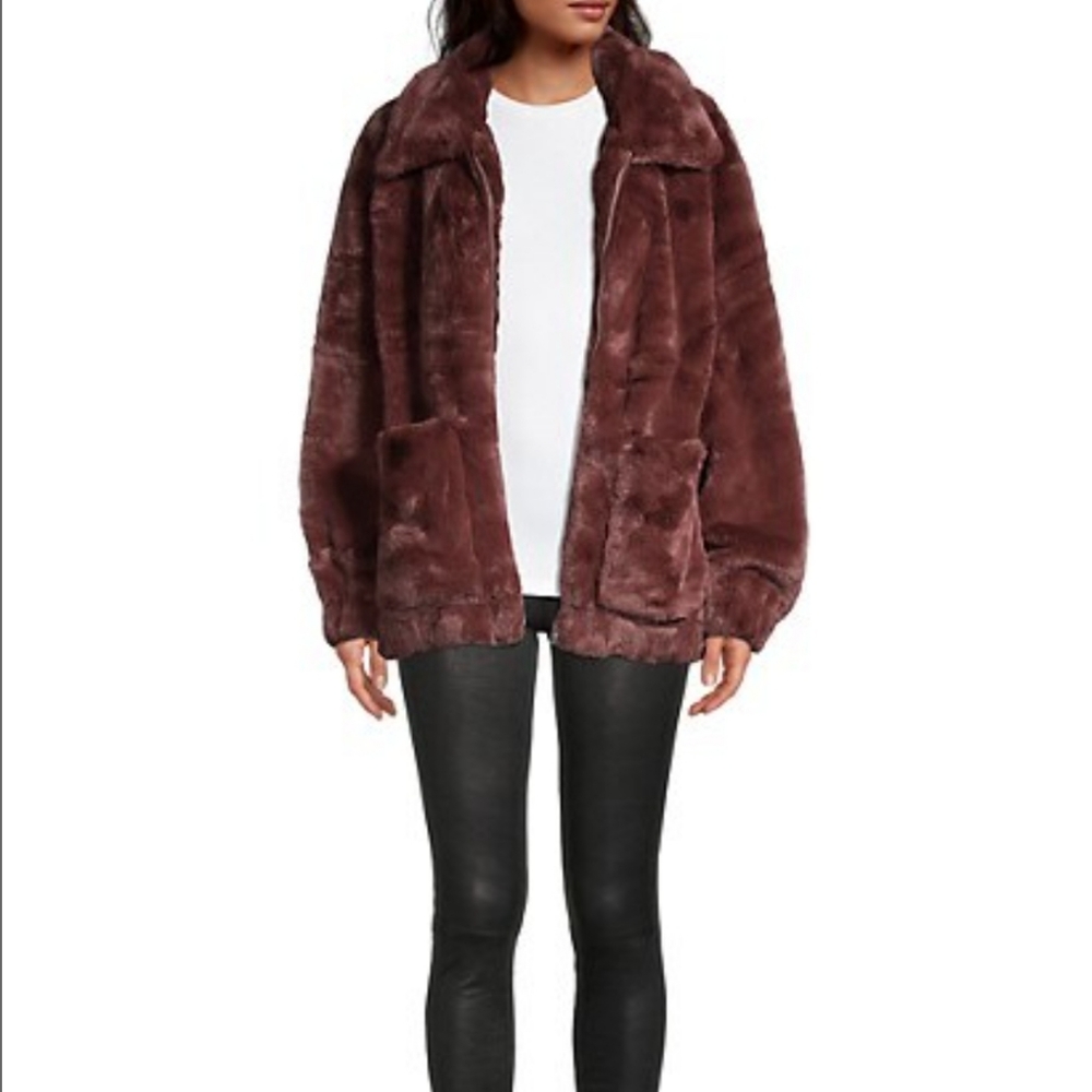 Ugg faux fur jacket in XS